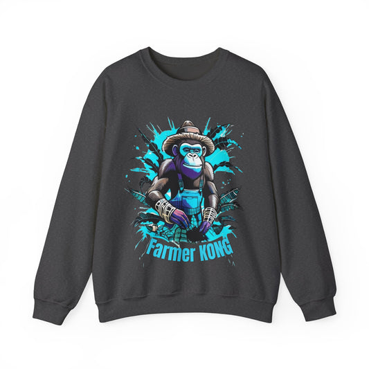 Farmer Kong Unisex Crewneck Sweatshirt
