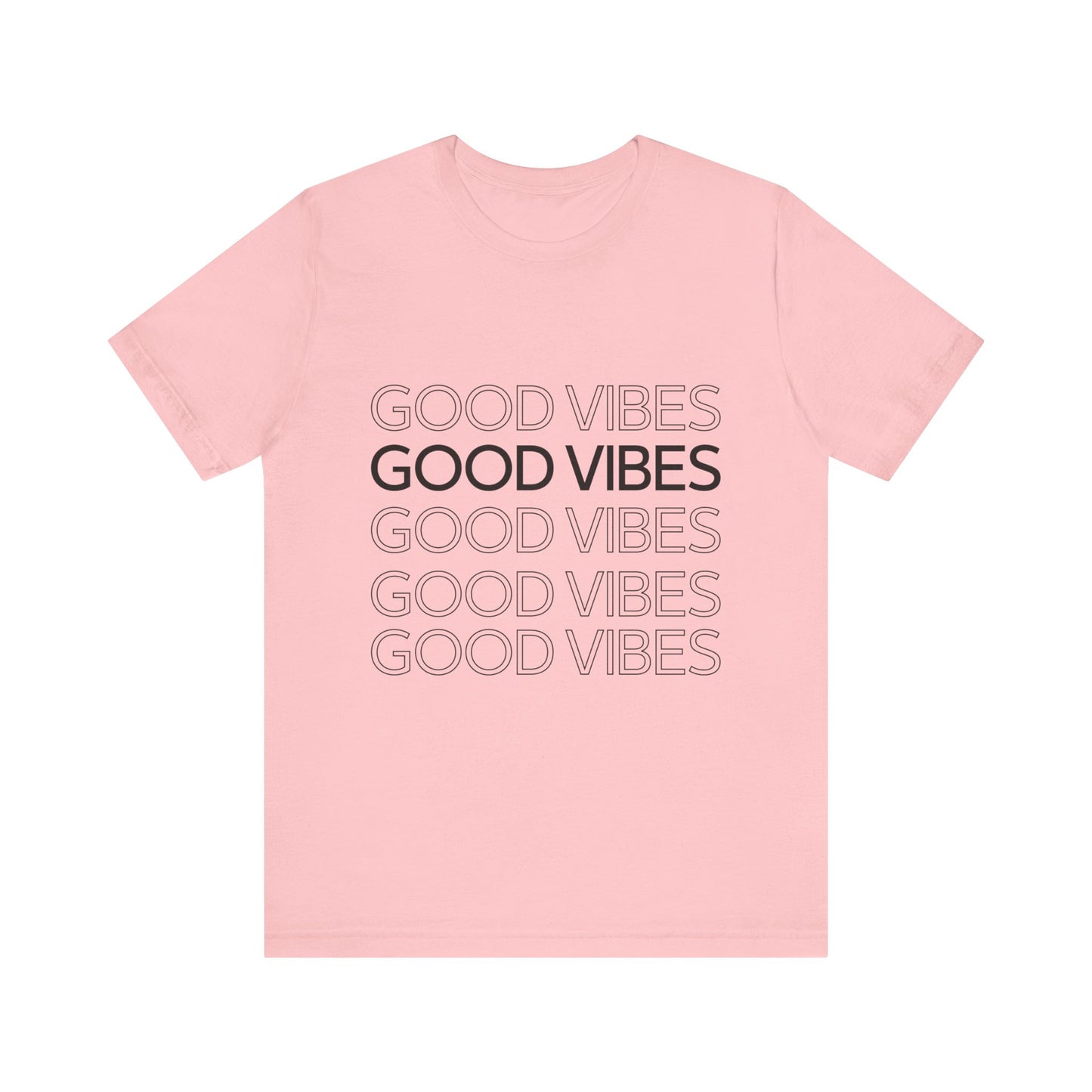 Unisex 'Good Vibes' Jersey Tee - Chill and Positive Atmosphere