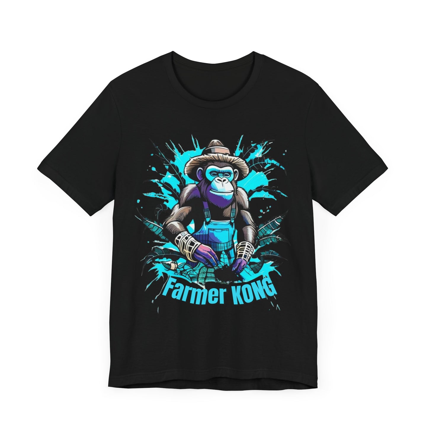 Farmer Kong Graphic Tee - Fun Unisex Jersey Short Sleeve Shirt