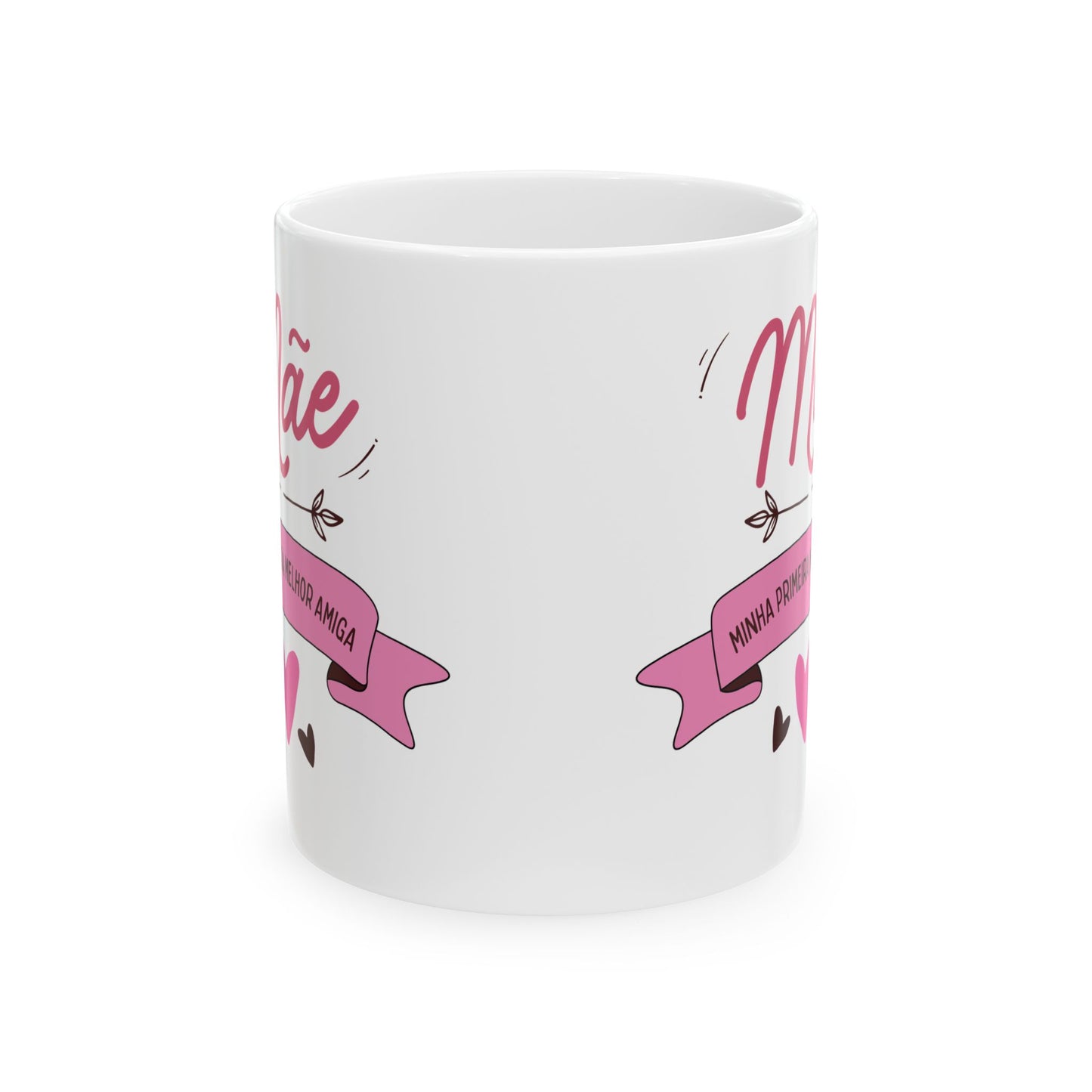 Cute 'Mãe' Design for Mother's Day Gifts - Português