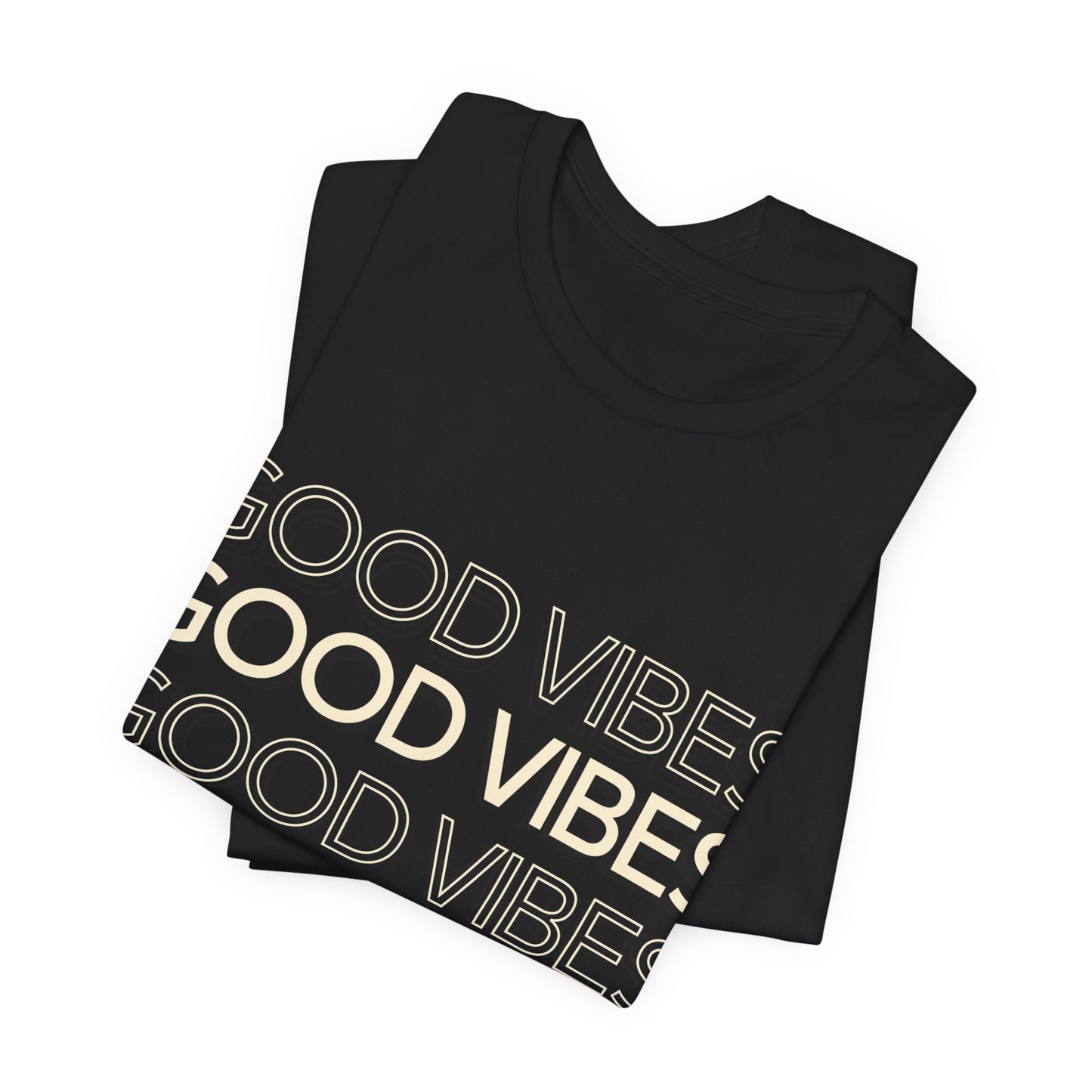 Unisex 'Good Vibes' Jersey Tee - Chill and Positive Atmosphere