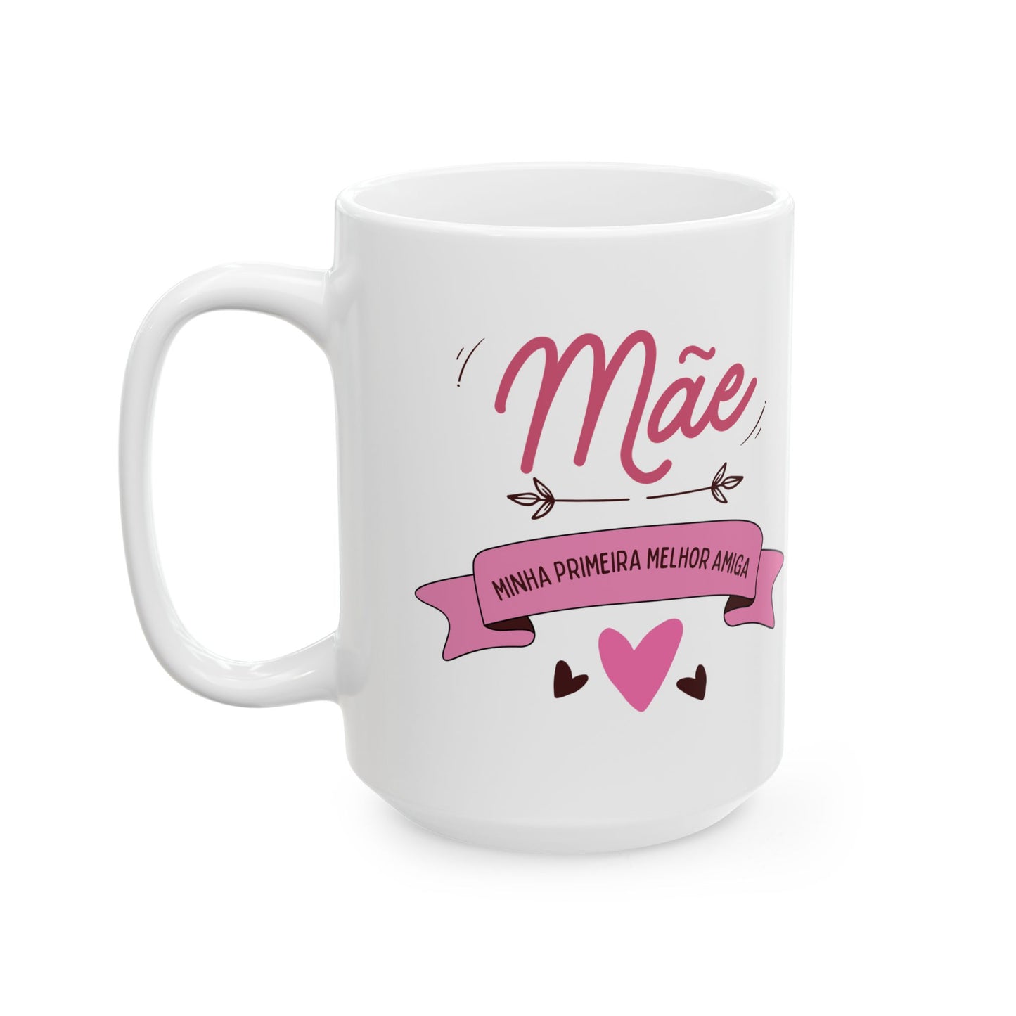Cute 'Mãe' Design for Mother's Day Gifts - Português