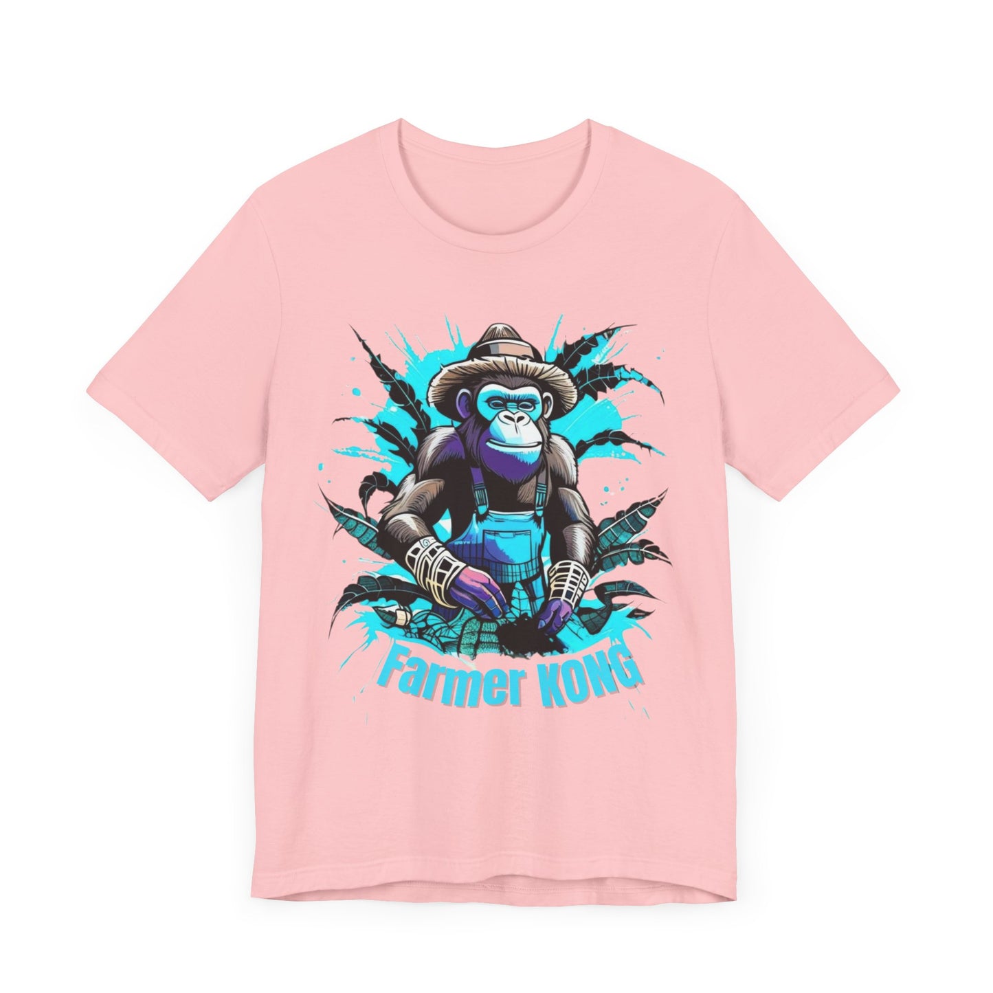 Farmer Kong Graphic Tee - Fun Unisex Jersey Short Sleeve Shirt