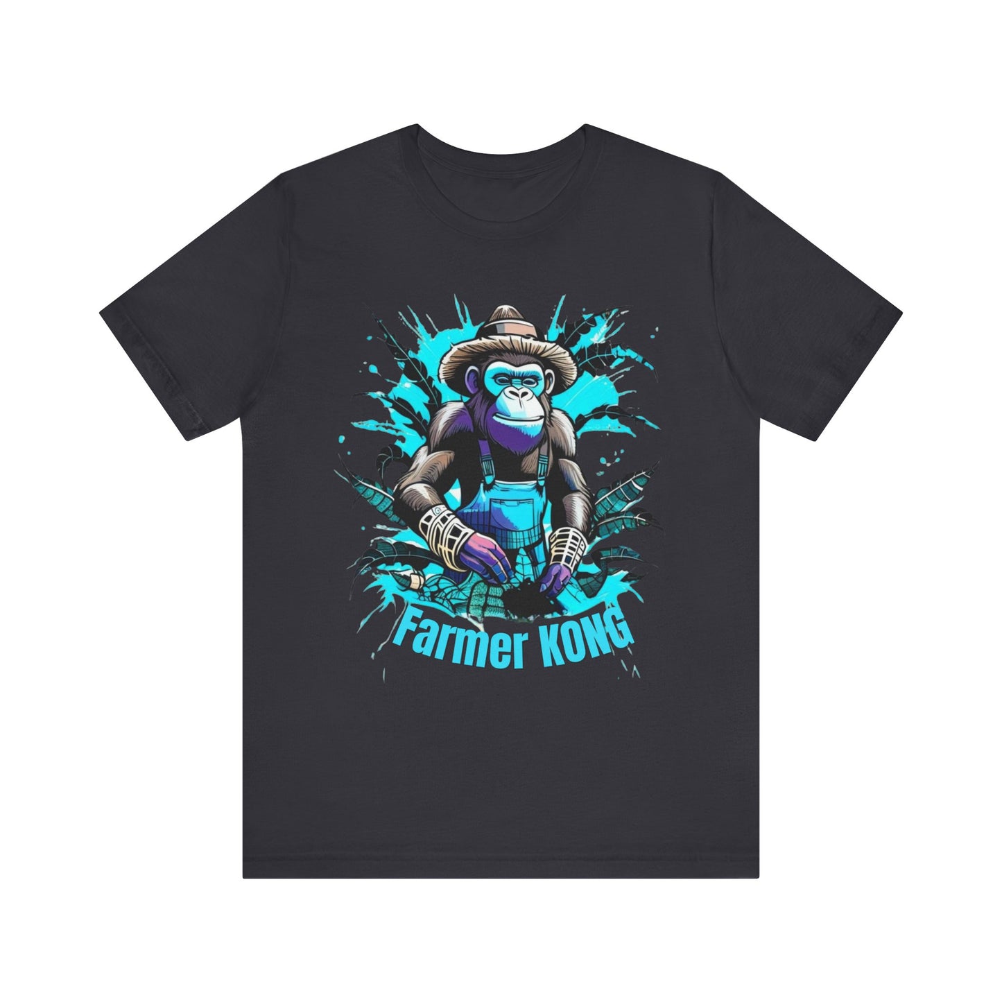 Farmer Kong Graphic Tee - Fun Unisex Jersey Short Sleeve Shirt