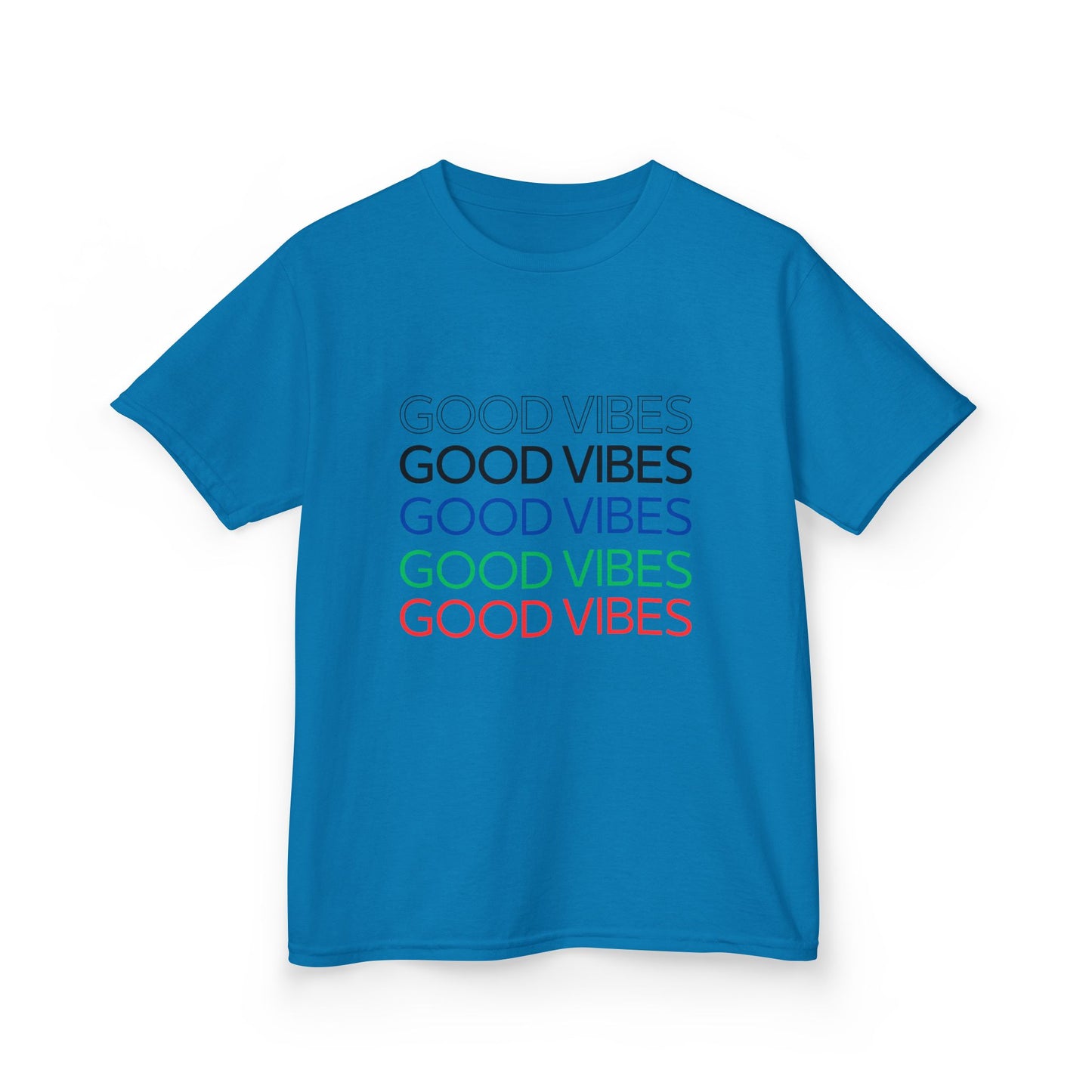 Kids Good Vibes Tee - Fun & Stylish Cotton T-Shirt for Positive Energy