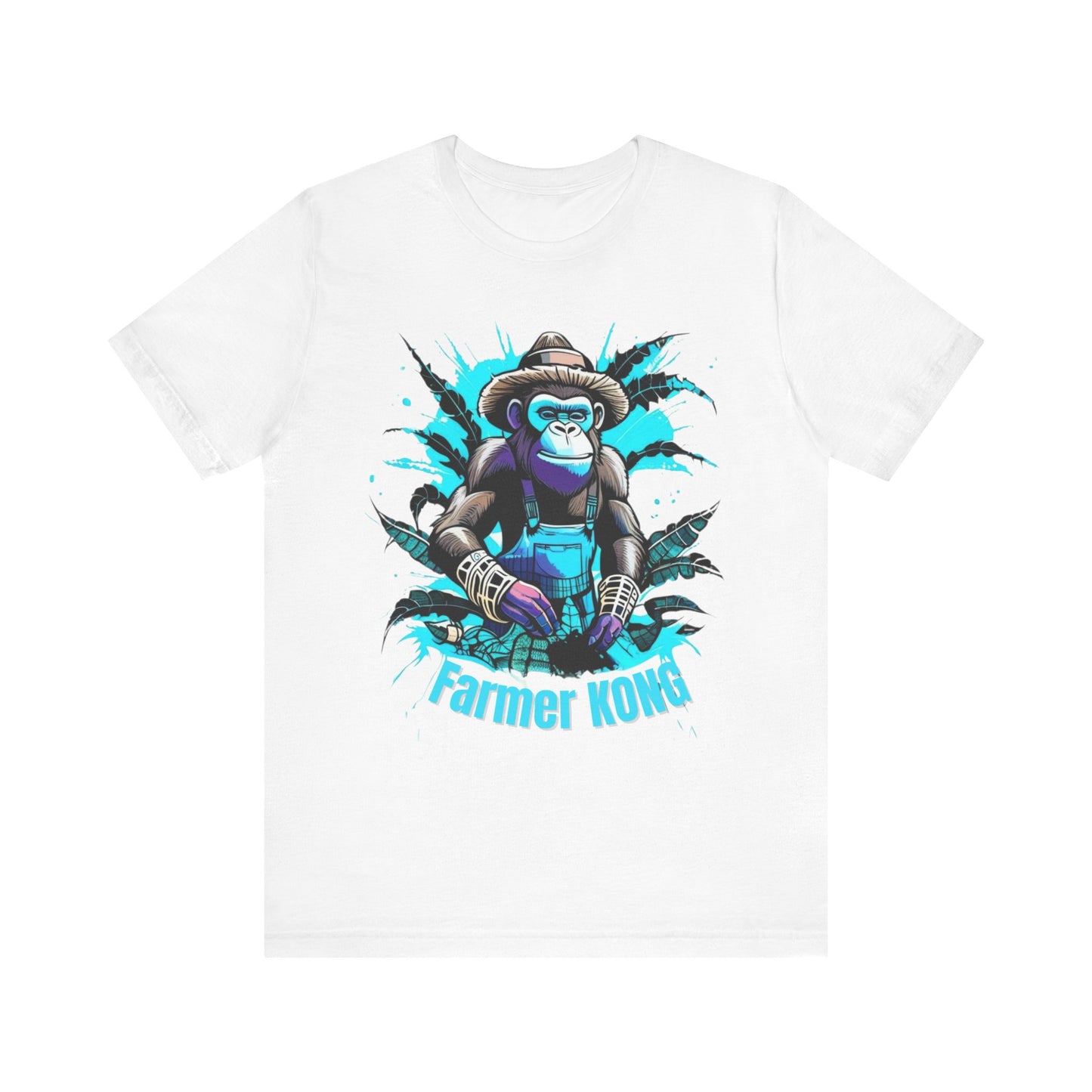 Farmer Kong Graphic Tee - Fun Unisex Jersey Short Sleeve Shirt