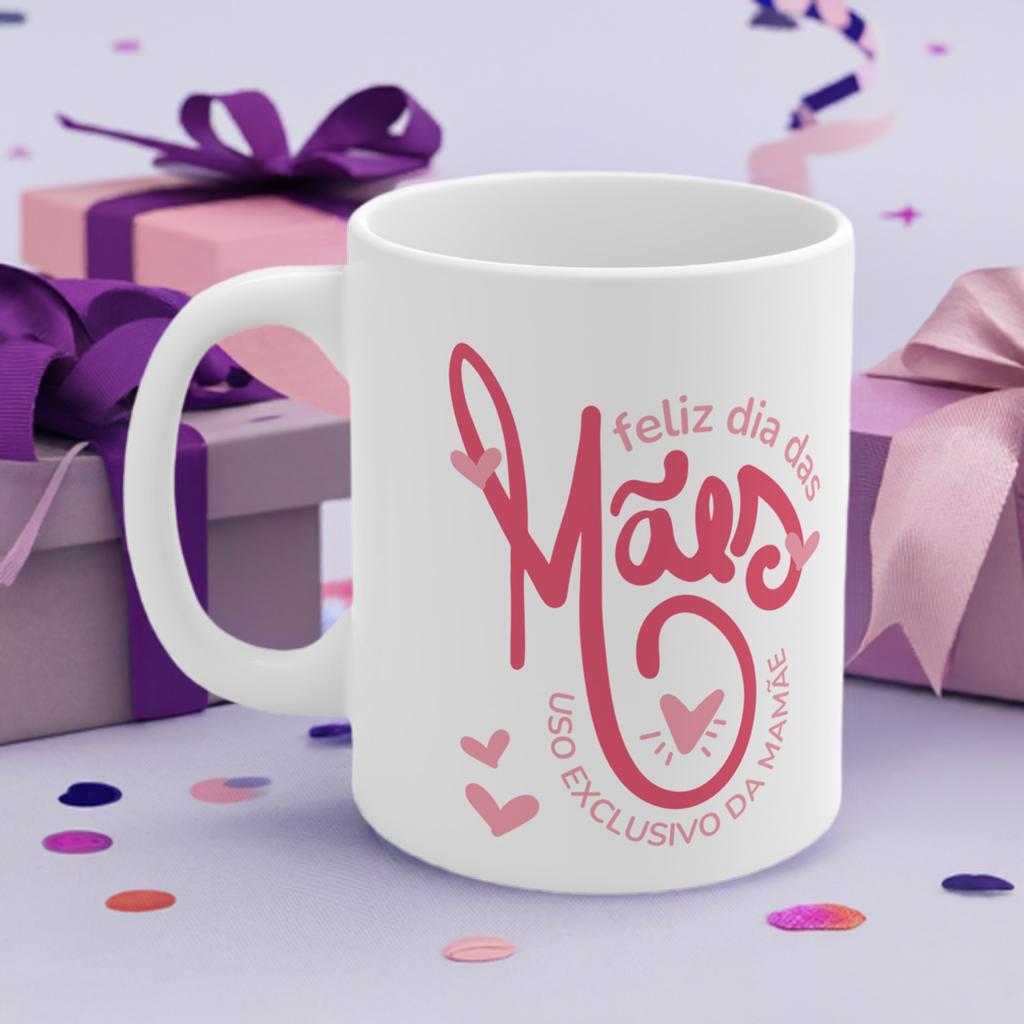 Mom's Day Celebration Coffee Mug - Especial dia da Mãe